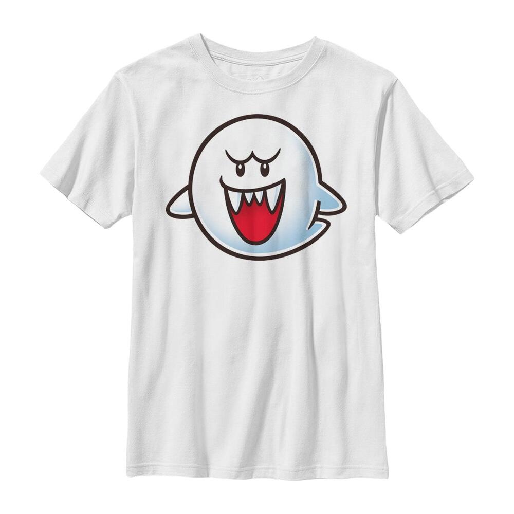 Boys Nintendo Mario Boo Ghost Smile Tshirt